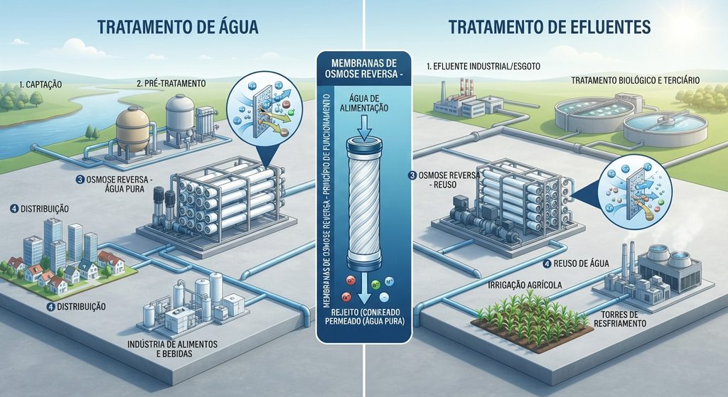 Tratamento Água x Efluentes